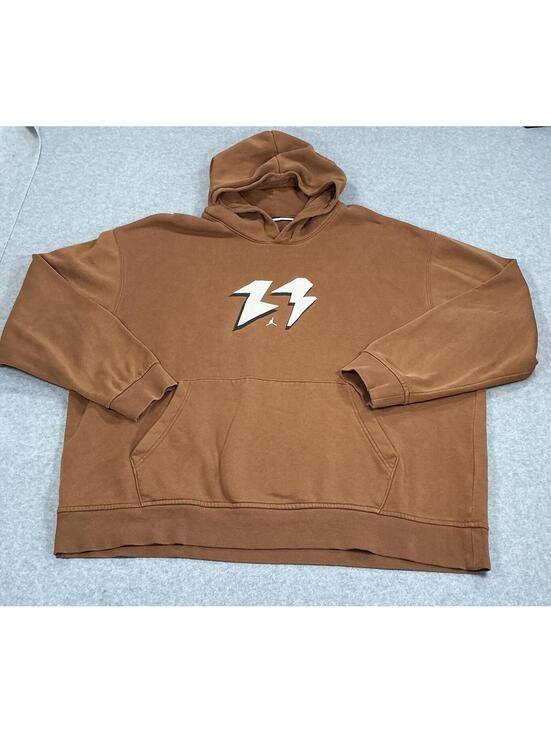 Jordan Other - Jordan Brown Hoodie with Graphic Logo XXL
